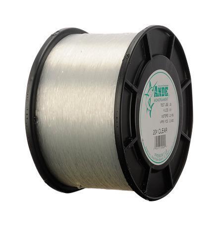 Ande Premium Mono Line, 1/2lb Spool, 200lb, 100yd, Clear