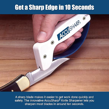 AccuSharp 001C Knife Sharpener, Ideal for Fillet Knives