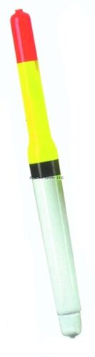 Little Joe Weighted Pole Float, 7", Fluorescent Orange/Yellow/White