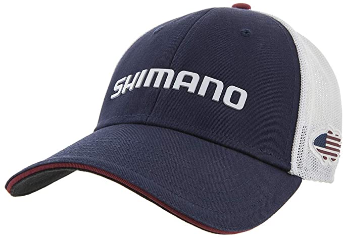 Shimano Keep America Trucker, Fishing Cap, RWB, Blue