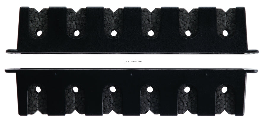 Berkley Horizonal 6 Rod Rack Black