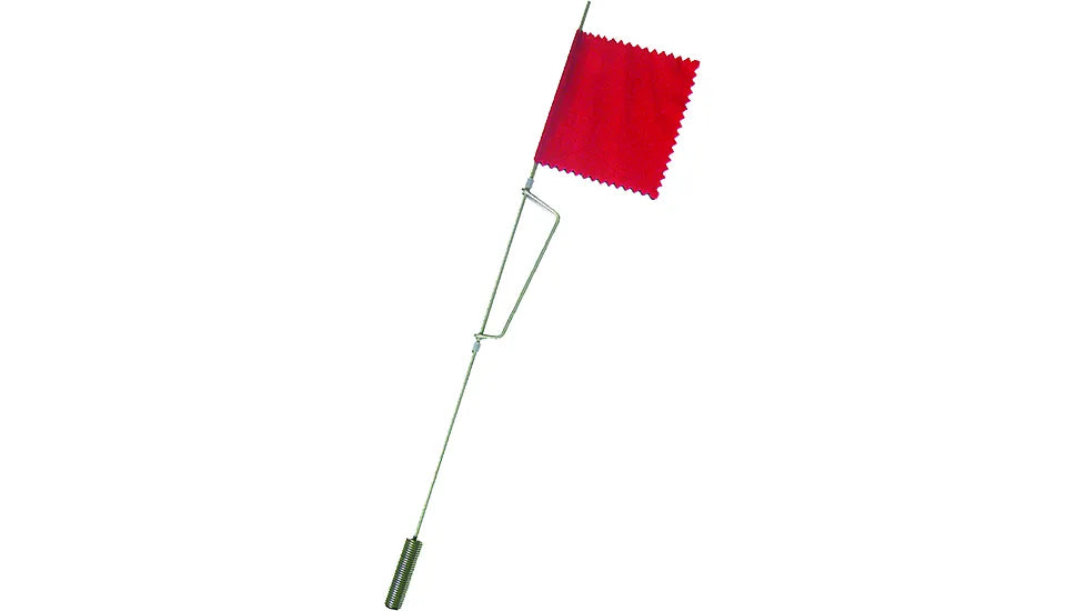 Beaver Dam Tip-Up Flag Red Flag