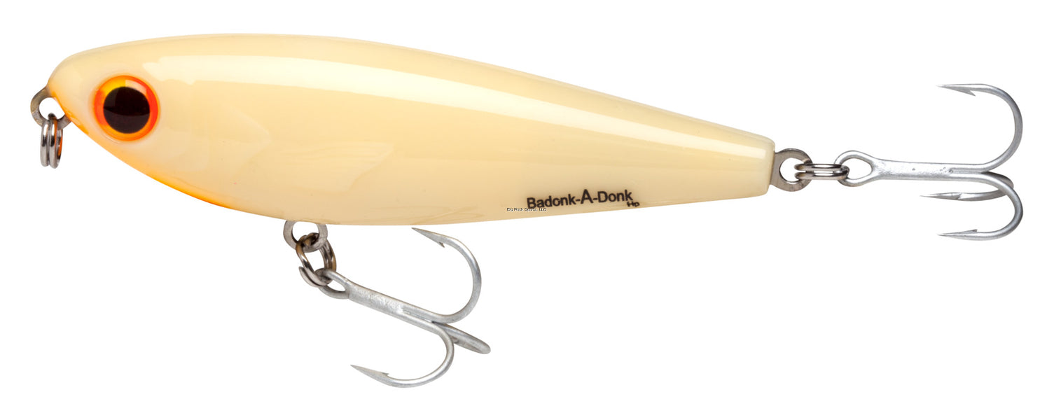 Bomber Badonk A Donk High Pitch, 4", 3/4 oz, Bone Orange Throat