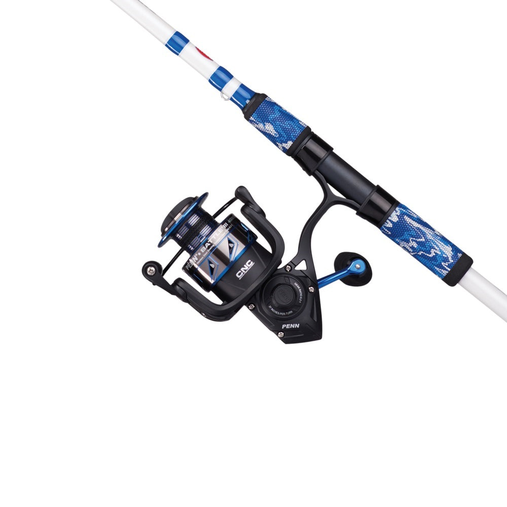 Penn Battle III LE Spinning Reel Combo, Metal Body, CNC Gears, HT100 Drag