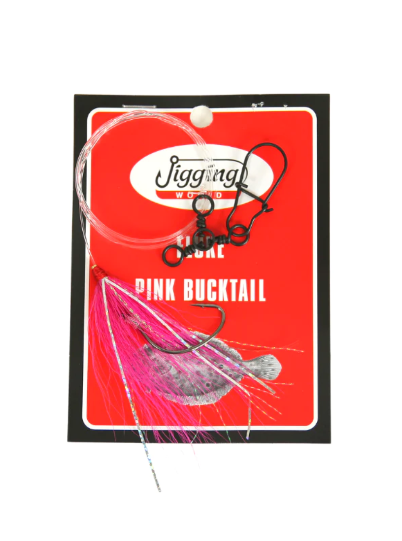 Jigging World Fluke Rig with Bucktail