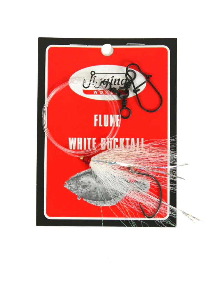 Jigging World Fluke Rig with Bucktail