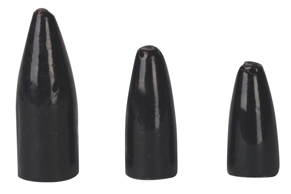 Bullet Weights Worm Weight, 5pk, (Black, Brown, Watermelon Pepper)