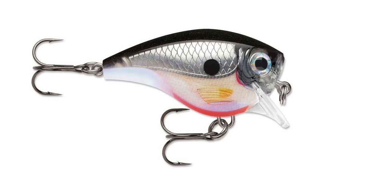 Rapala BX Brat Squarebill Crankbait 3, 2", 3/8 oz, Silver