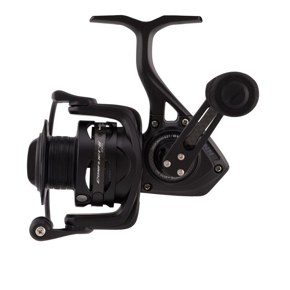 Penn Conflict II Spinning Fishing Reels, Front Drag, 7 Brg