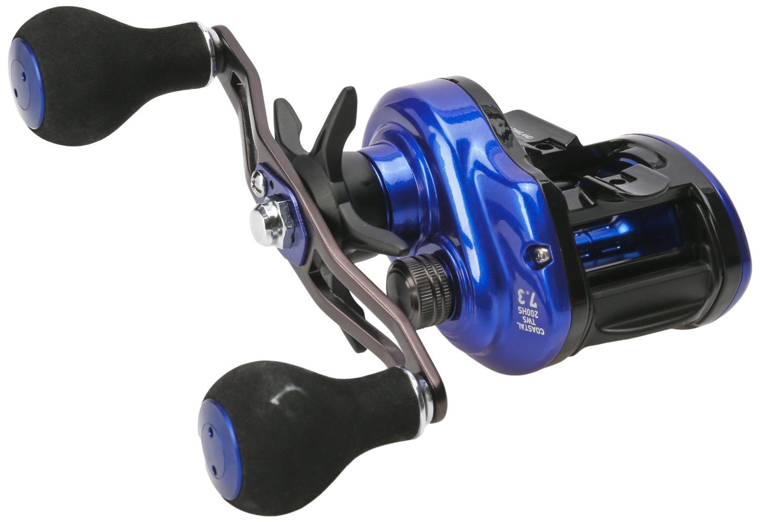 Daiwa CLTW200HSL Coastal TWS Low Profile Baitcast Reel, LH, 7 CRBB+1 7.13:1