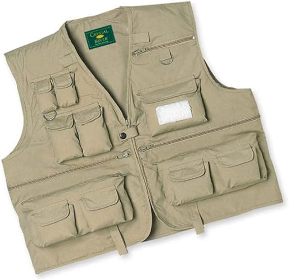 Crystal River C/R Utility Vest Tan