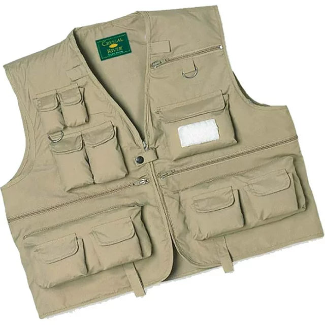 Crystal River C/R Utility Vest Tan