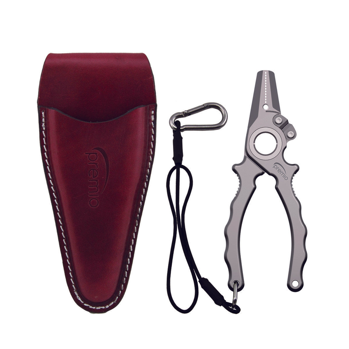 Danco Premio Titanium Pliers with Leather Sheath and Lanyard (5.5"-7.5")