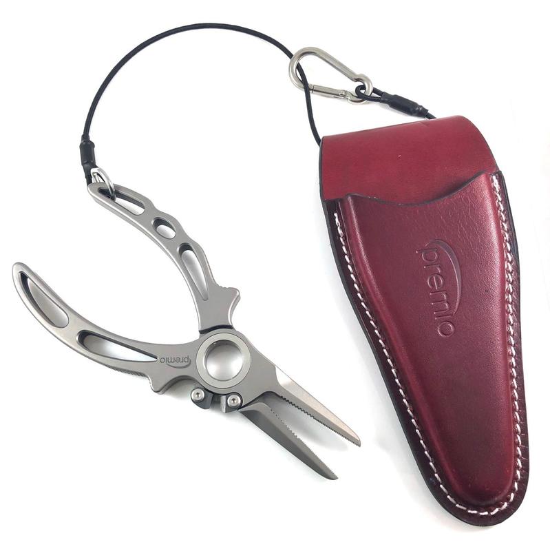 Danco Premio Titanium Pliers with Leather Sheath and Lanyard (5.5"-7.5")