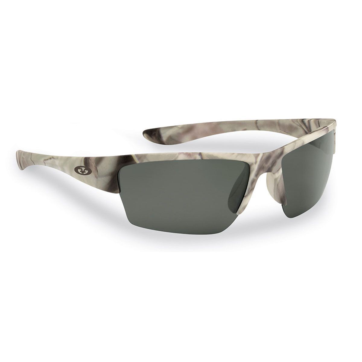 Flying Fisherman 7724CS Sunglasses Glades Matte Camo Smoke