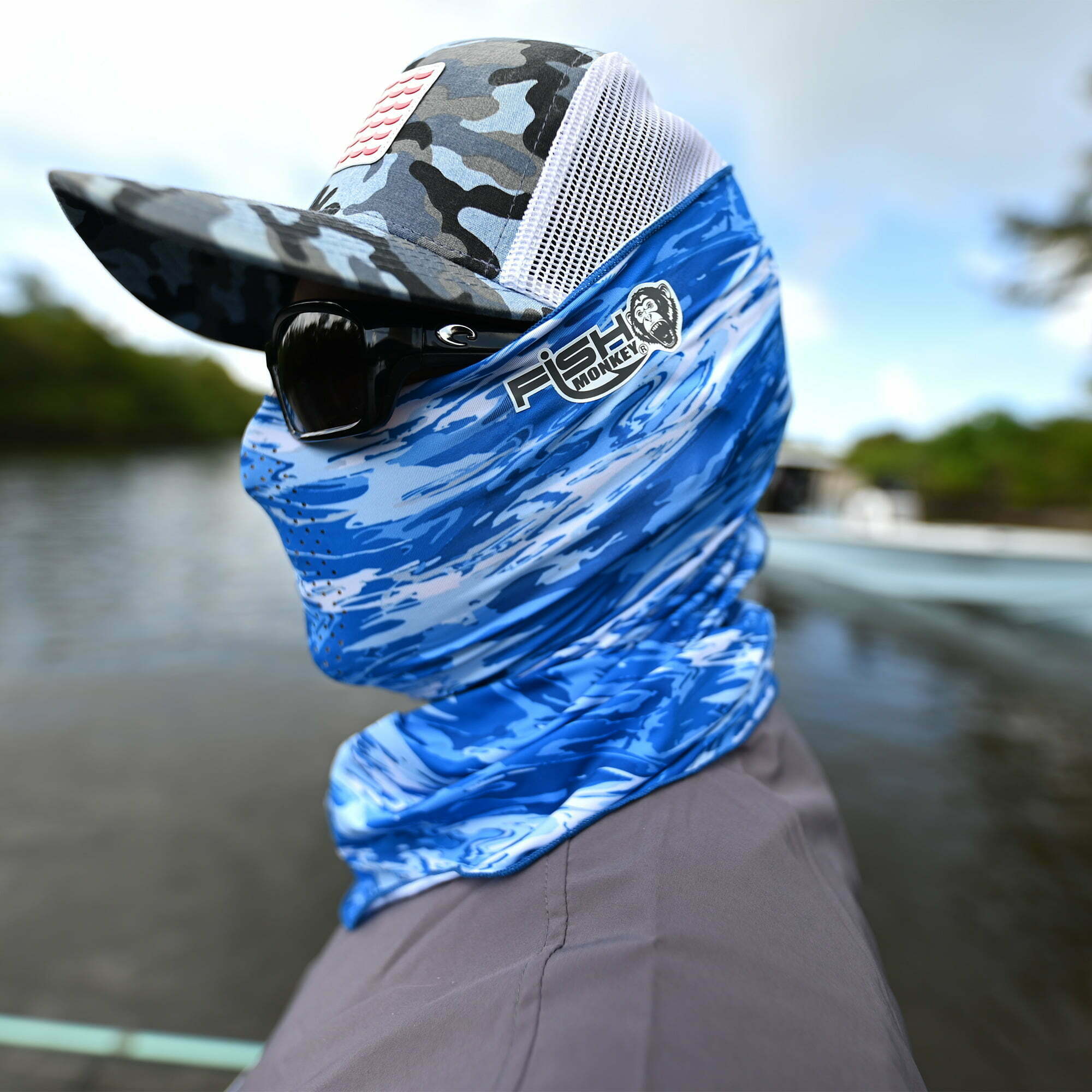 Fish Monkey Performance Face Sun Guard