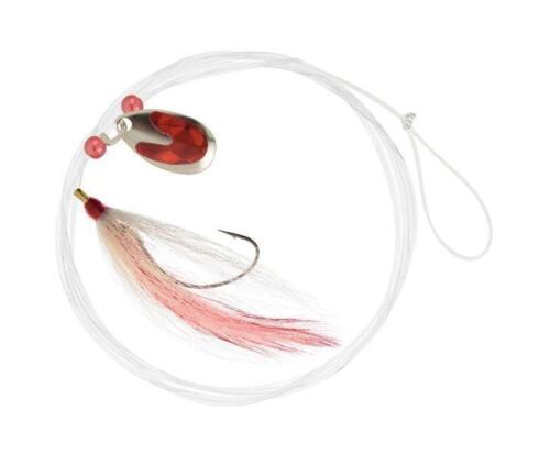 Hurricane Fluke Rig Spinner & Bucktail 1/0 White 60Lb