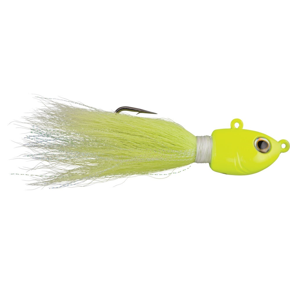 Berkley FUSION19 Bucktail Jig, Size 10/0, 8oz, Chartreuse