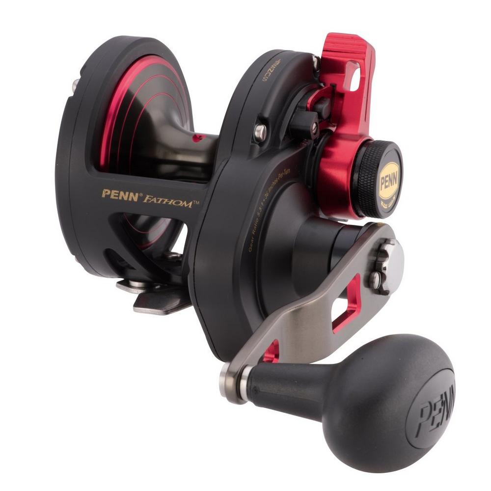 Penn Fathom Lever Drag Slow Pitch Conventional Fishing Reel Metal Body