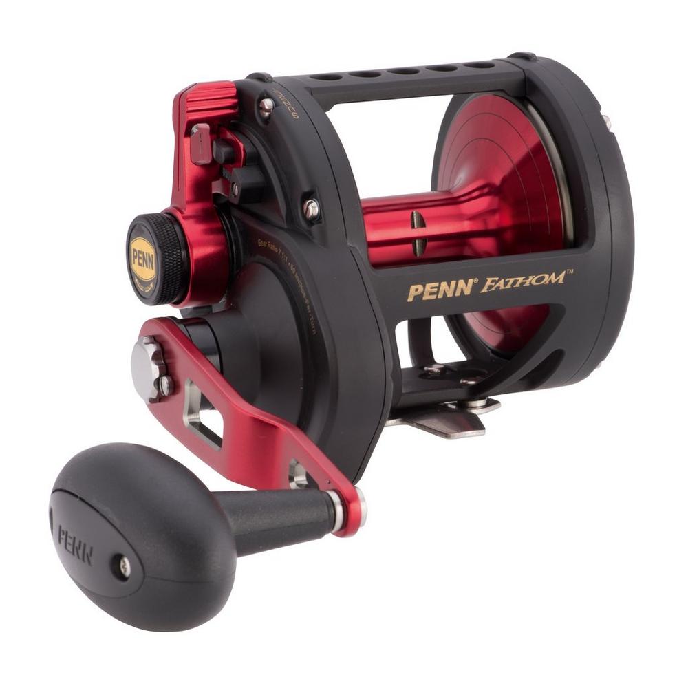 Penn Fathom Lever Drag Slow Pitch Conventional Fishing Reel Metal Body