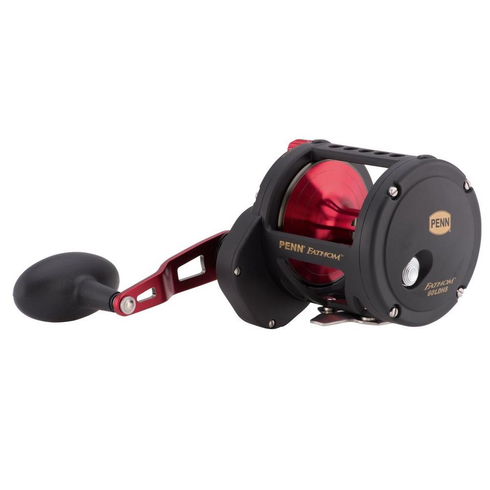 Penn Fathom Lever Drag Slow Pitch Conventional Fishing Reel Metal Body