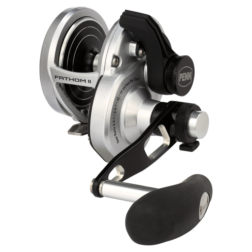 Penn Fathom II Lever Drag 2 Speed Conventional Fishing Reels