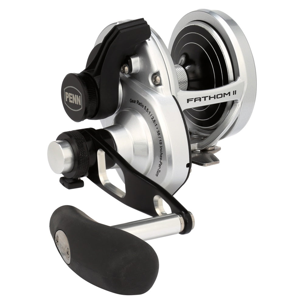 Penn Fathom II Lever Drag 2 Speed Conventional Fishing Reels