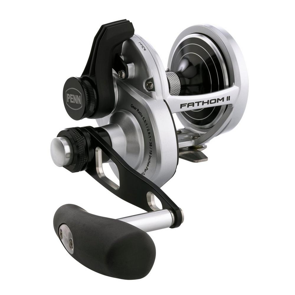 Penn Fathom II Lever Drag 2 Speed Conventional Fishing Reels