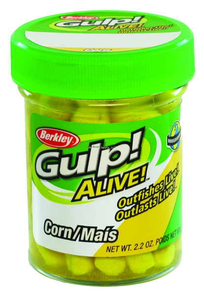 Berkley Gulp Alive Corn Yellow 2.2oz, 1/4"