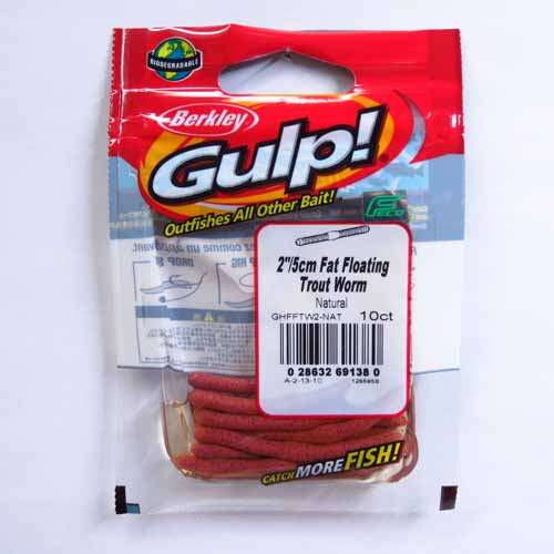 Berkley Gulp Fat Floating Trout Worm