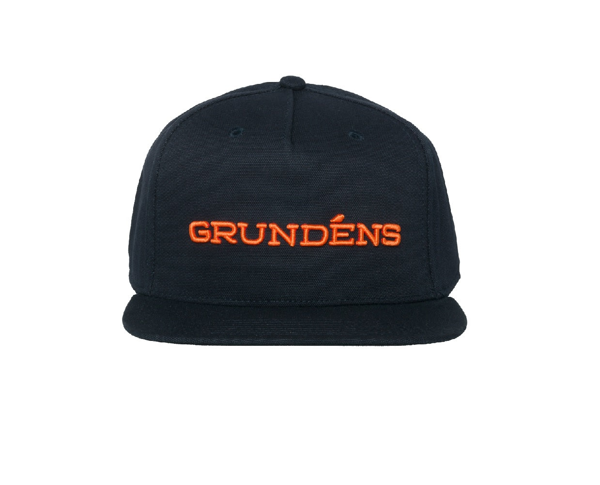 Grundens Logo Flat Brim- Navy