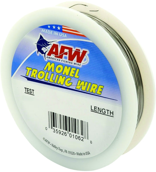 American Fishing Wire Monel Trolling Wire Nickel-Copper Alloy 20lb 300'