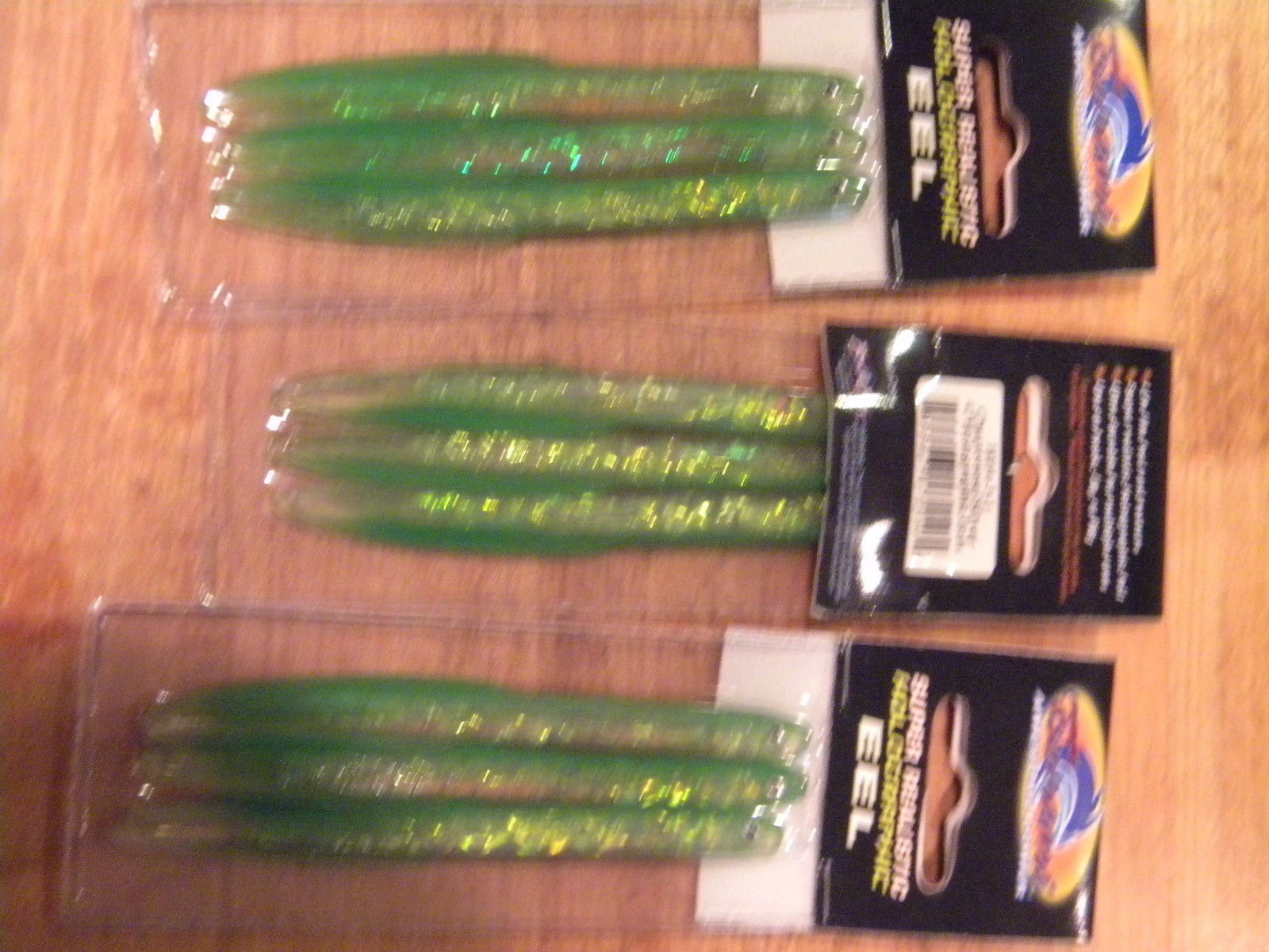 Tsunami Holographic EEL Sandeel Elver Striper Chartreuse HE4-3-1 Lure 4" LOT 9