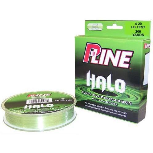 P-Line Halo Fluorocarbon Fishing Line 17lb 200yd Mist Green