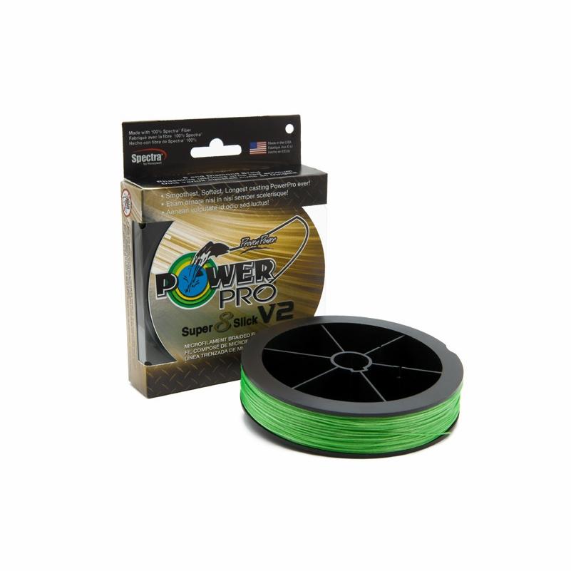 Power Pro Super Slick V2 8-Strand Braided Line 150-300yd