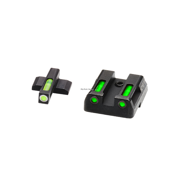 Hi-Viz LiteWave H3 sight Tritium, Green litepipes w/white