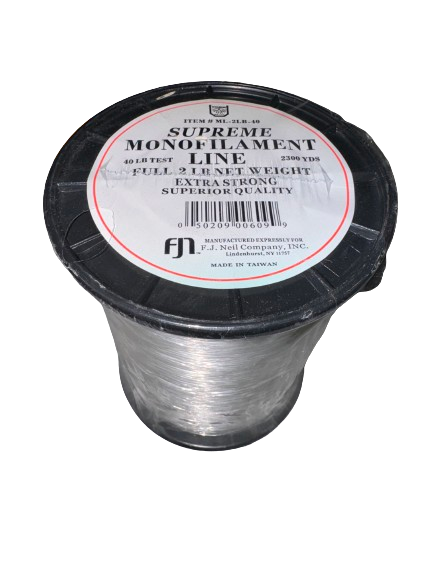 F.J Neil Monofilament Line 2lb Spool, Clear