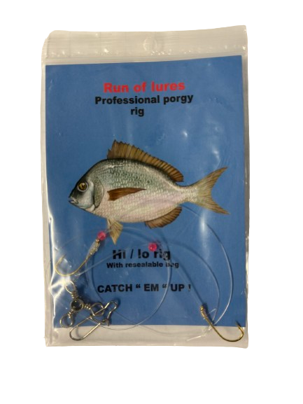 Run Off Lures Professional Porgy Gold Hi-Lo Rig