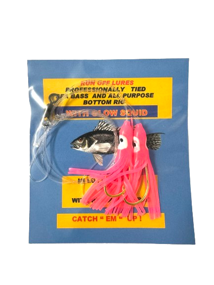 Run Off Lures Hi/Lo Seabass Squid Rigs