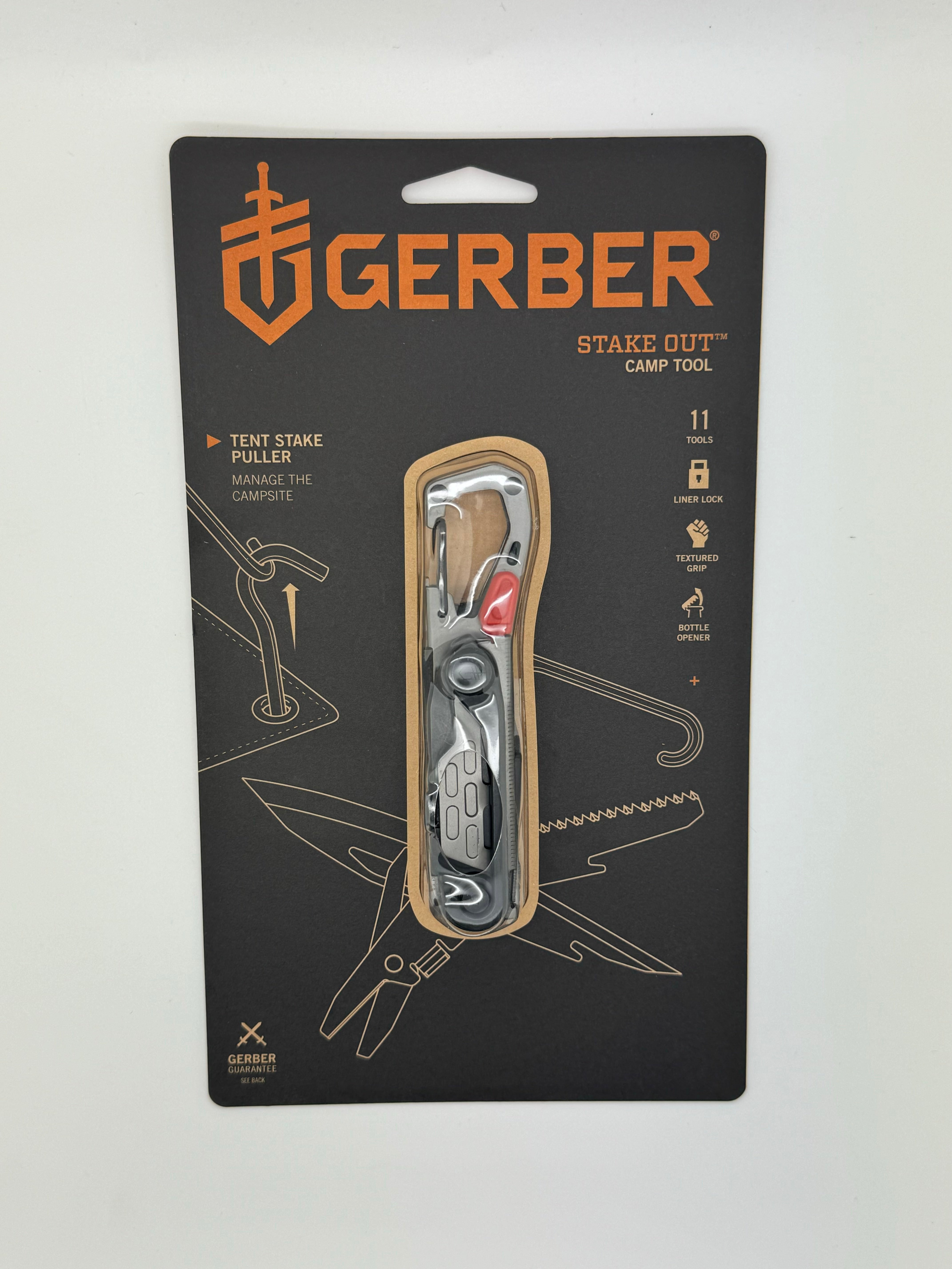 Gerber Stake-Out Camp Multi-Tool Graphite Blister