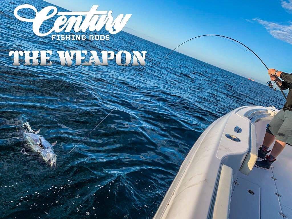 Century Rods The Weapon Jr Mag Spinning Rod 7'10" 1pc, 1/4-3oz, Up to 30# ISS945XSS MAG