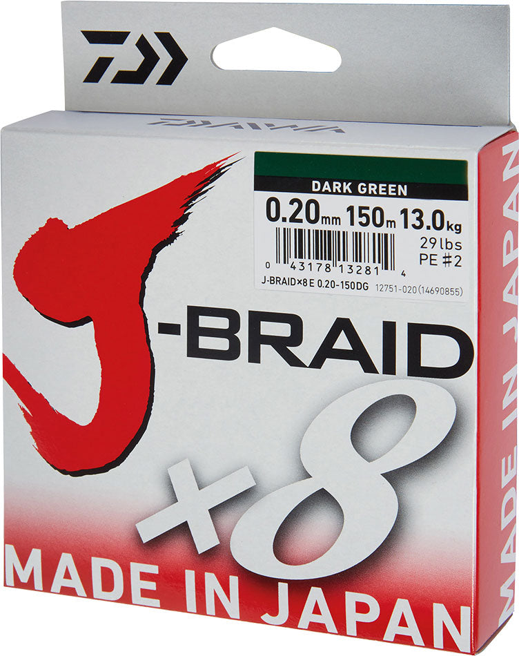 Daiwa J-Braid 8 Strand Braided Line