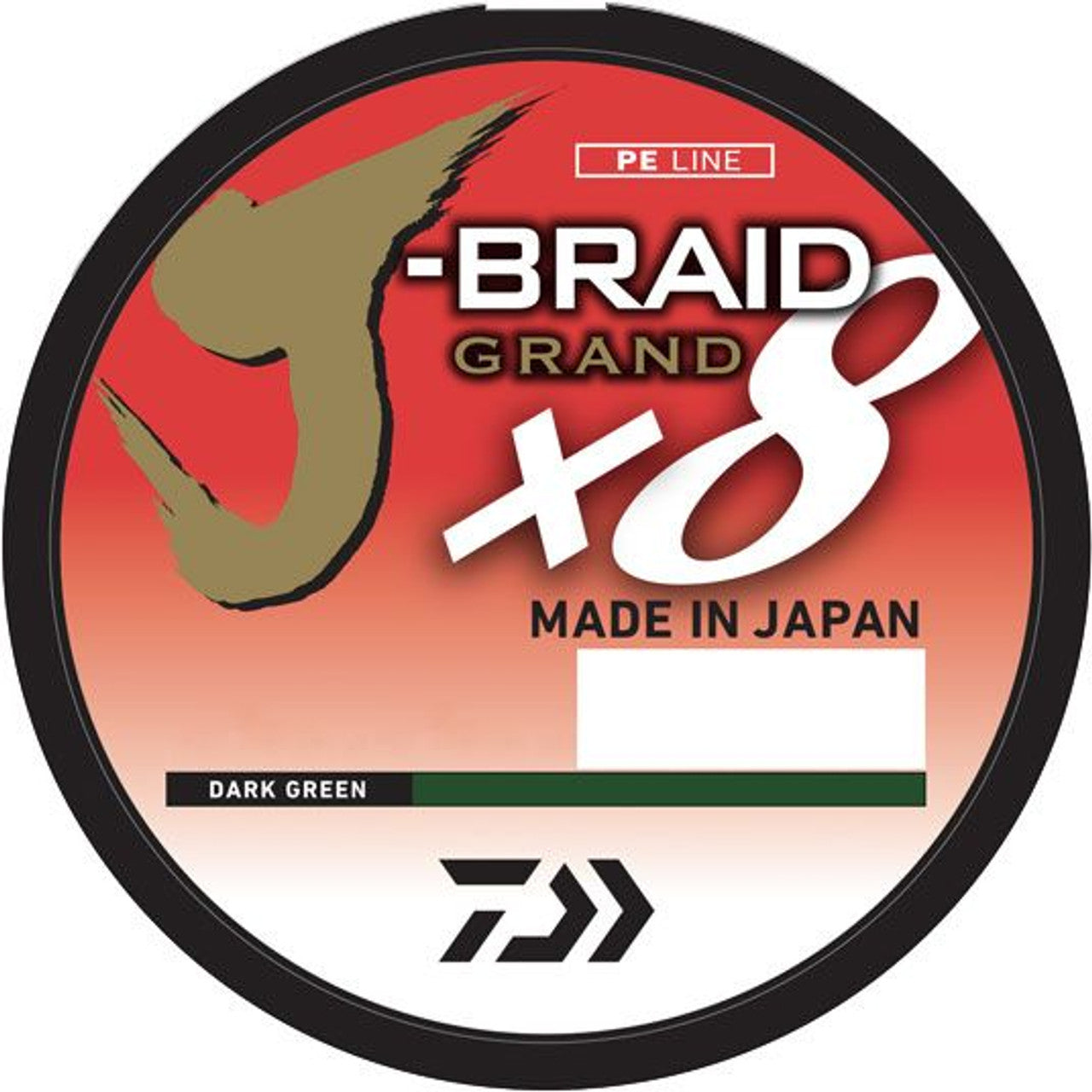 Daiwa J-Braid x8 Grand 8 Strand Braided Line