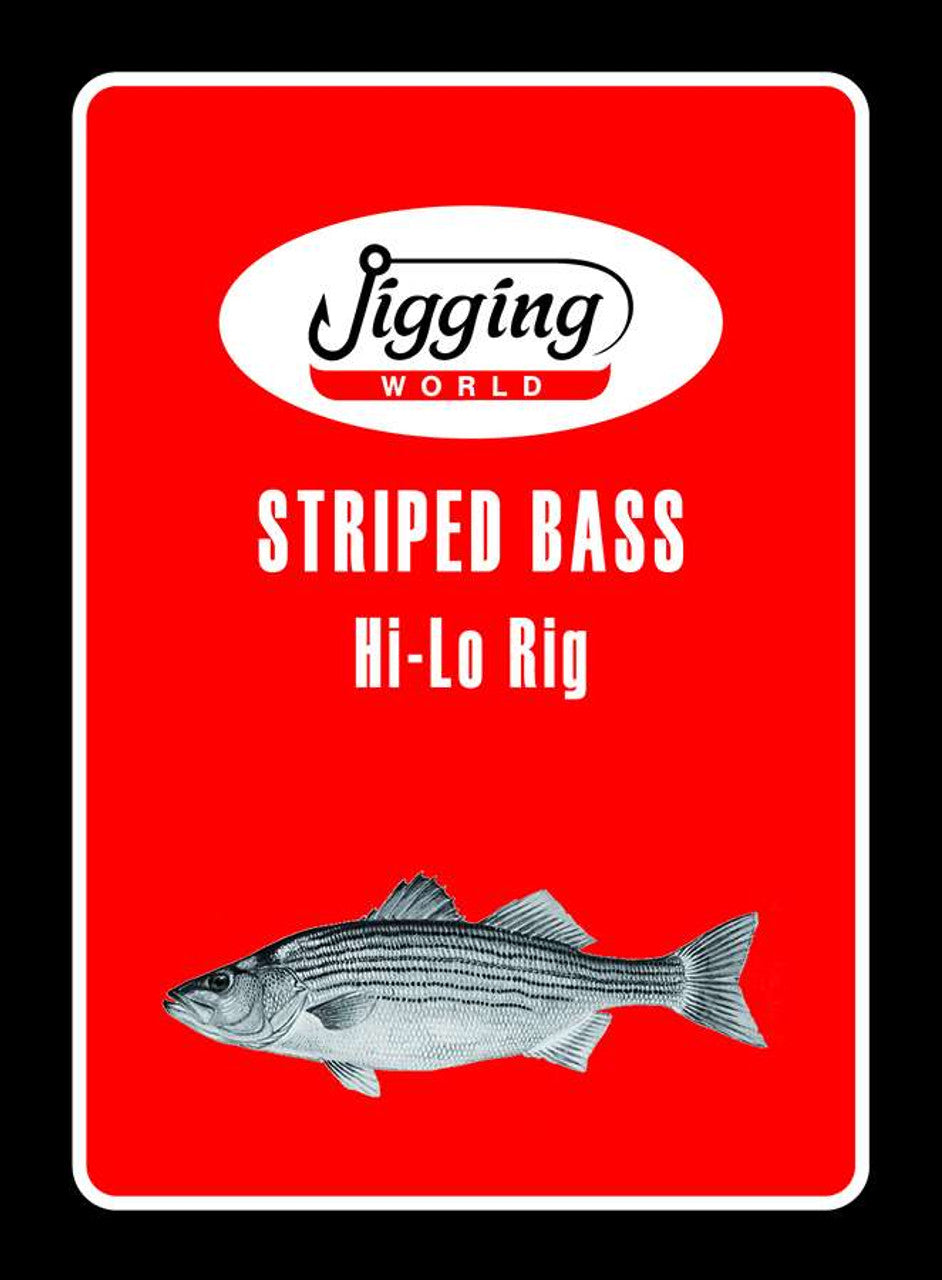 Jigging World Striped Bass Hi-Lo Size 6/0 In-Line Circle Baitholder