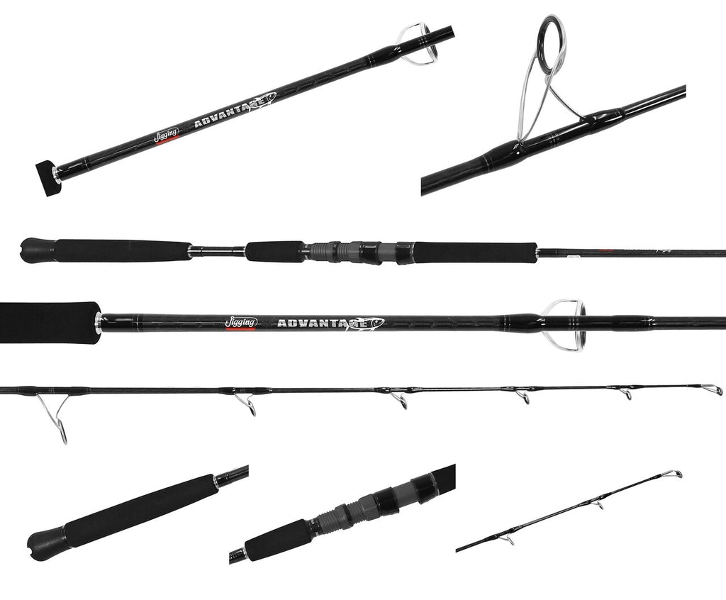 Jigging World Ghost Hunter Advantage Spinning Jigging Rods