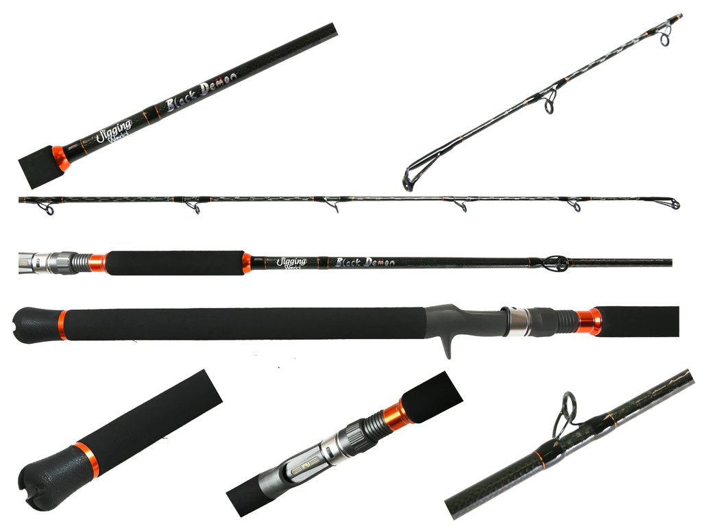 Jigging World Black Demon Casting Rods