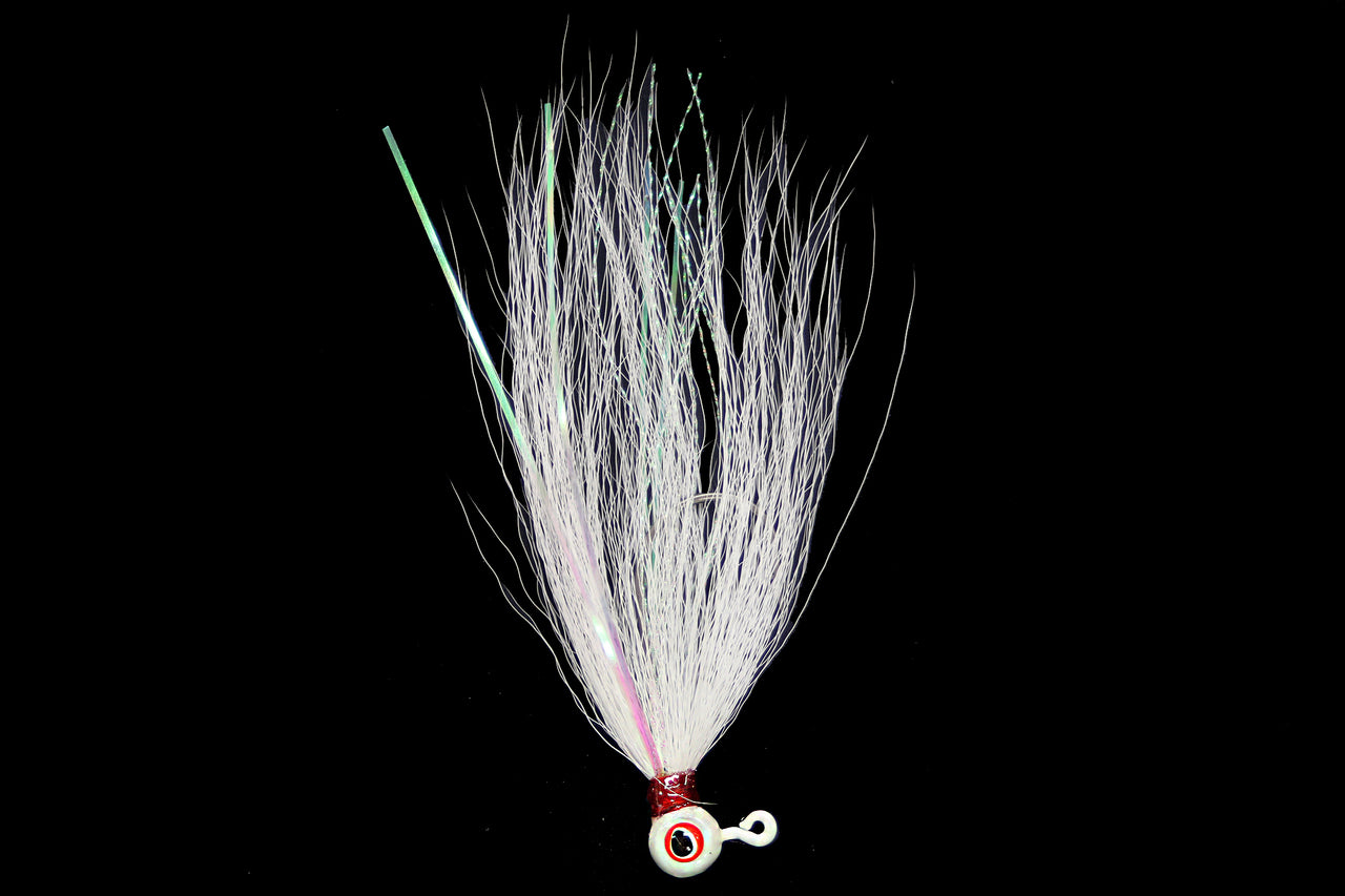 Jigging World Ball Jig W/ Bucktail Teaser, 3/8oz