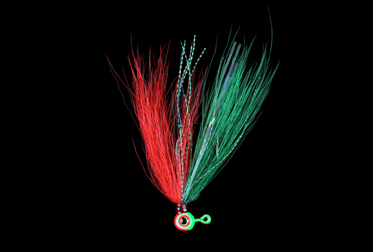 Jigging World Ball Jig W/ Bucktail Teaser, 3/8oz