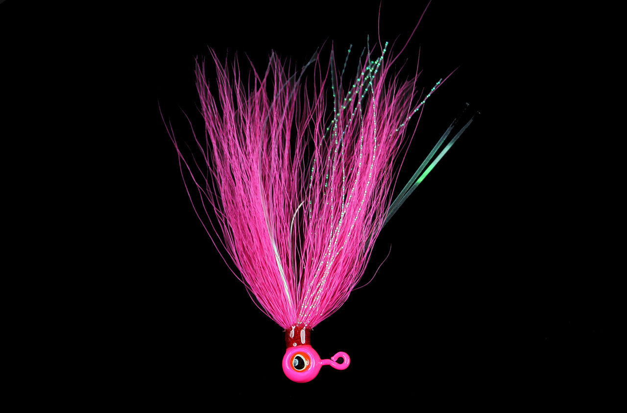 Jigging World Ball Jig W/ Bucktail Teaser, 3/8oz