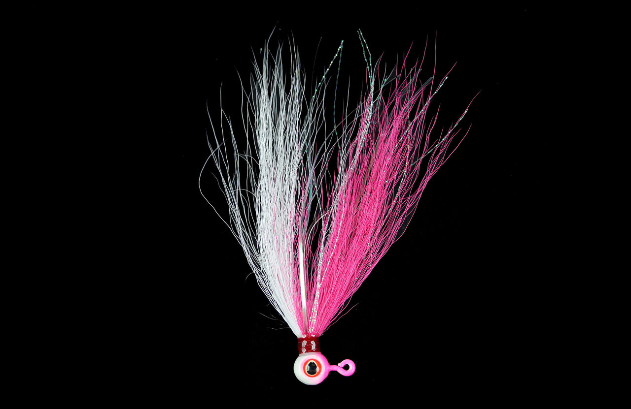 Jigging World Ball Jig W/ Bucktail Teaser, 3/8oz